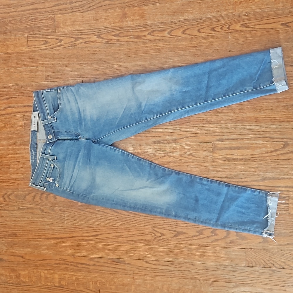 Aged Denim Adriano Goldschmied Jeans Size 27 The Stilt Roll-Up